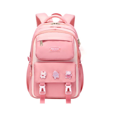 Premium  Waterproof School Bag (pink)