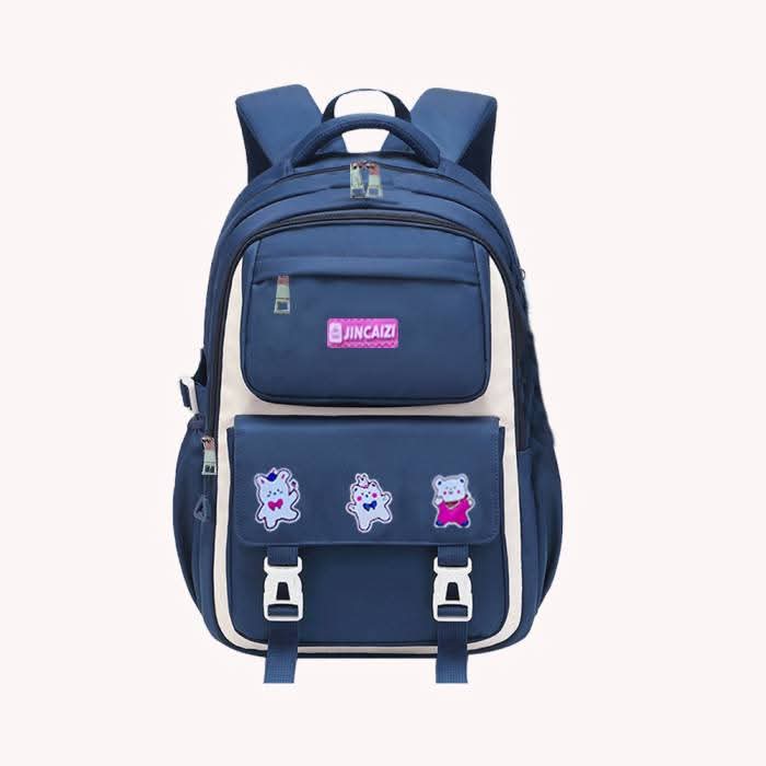 Premium  Waterproof School Bag (Blue)