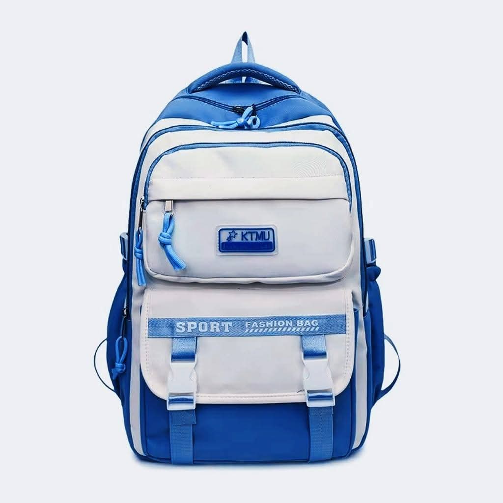 New Premium  Waterproof School Bag (Blue)