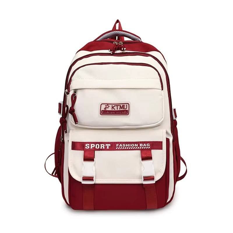 New Premium  Waterproof School Bag (Red)