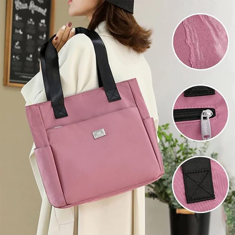 Best Quality Ladies Tote Bag (Baby Pink)